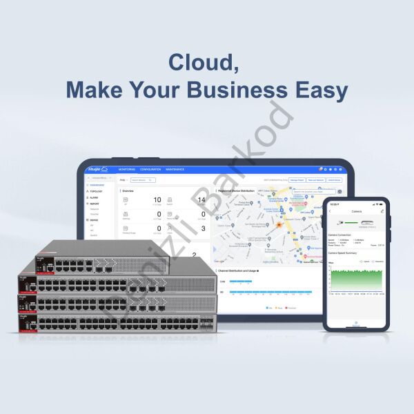 RUIJIE RG-S2915-24GT4MS-L 24 PORT 10/100/1000 4 X SFP YONETILEBILIR RACK MOUNT SWITCH