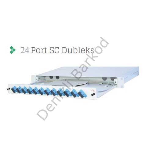 ERAT R1U19KZSCDX-24F 1U 19'' 24 FIBERLI FULL SET SC DX RACK TİPİ MM 50/125 PATCH PANEL