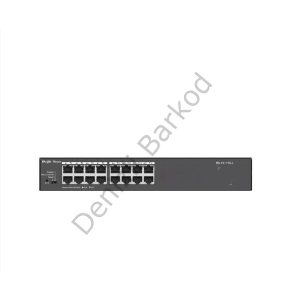 RUIJIE REYEE RG-ES116G-L 16 PORT 10/100/1000 YONETILEMEZ RACK MOUNT SWITCH METAL KASA