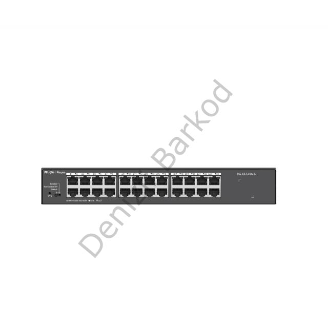 RUIJIE REYEE RG-ES124G-L 24 PORT 10/100/1000 YONETILEMEZ RACK MOUNT SWITCH METAL KASA