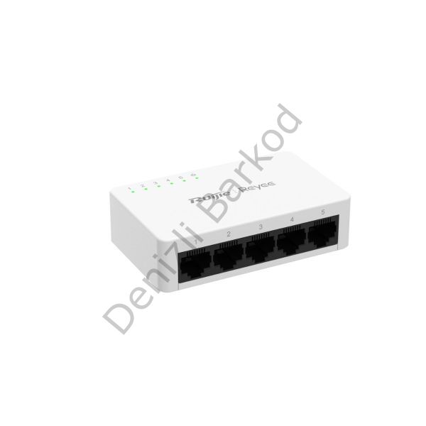 RUIJIE REYEE RG-ES05F 5 PORT 10/100 YONETILEMEZ DESKTOP SWITCH PLASTİK KASA