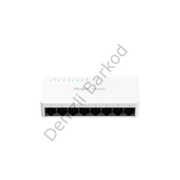 RUIJIE REYEE RG-ES08F 8 PORT 10/100 YONETILEMEZ DESKTOP SWITCH PLASTİK KASA