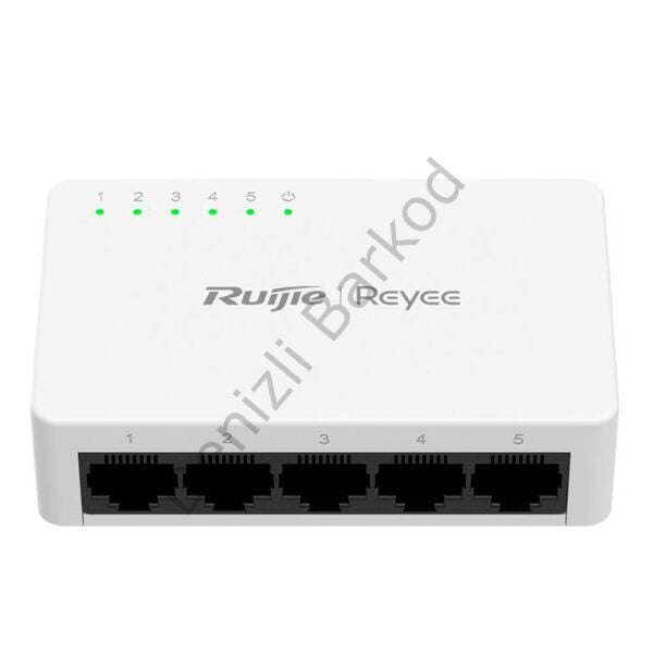 RUIJIE REYEE ES05G-L 5 PORT 10/100/1000 YONETILEMEZ DESKTOP SWITCH PLASTİK KASA