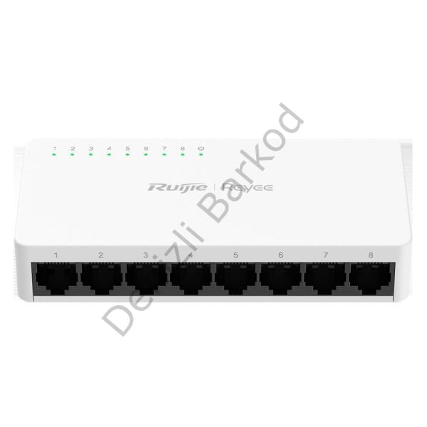 RUIJIE REYEE ES08G-L 8 PORT 10/100/1000 YONETILEMEZ DESKTOP SWITCH PLASTİK KASA