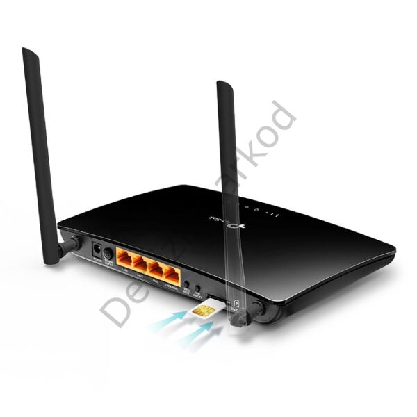 TP-LINK TL-MR6400 300MBPS 4 PORT 2 ANTEN 4G LTE INDOOR SIM KART GİRİŞLİ ROUTER