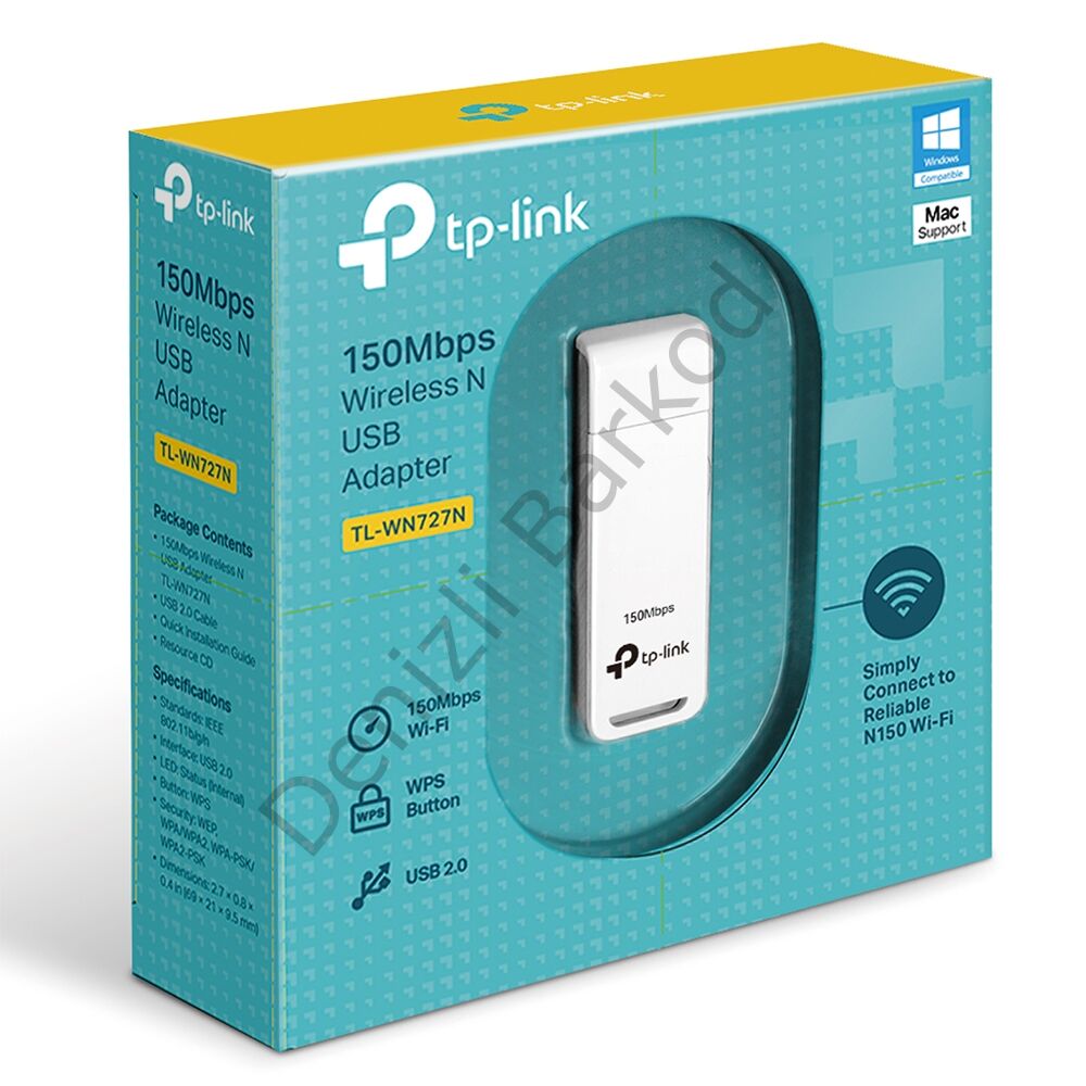 TP-LINK TL-WN727N 150 MBPS USB WIRELESS ADAPTÖR