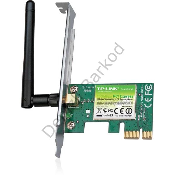 TP-LINK TL-WN781ND 150MBPS 1ANTEN PCI EXPRESS WIRELLES KART