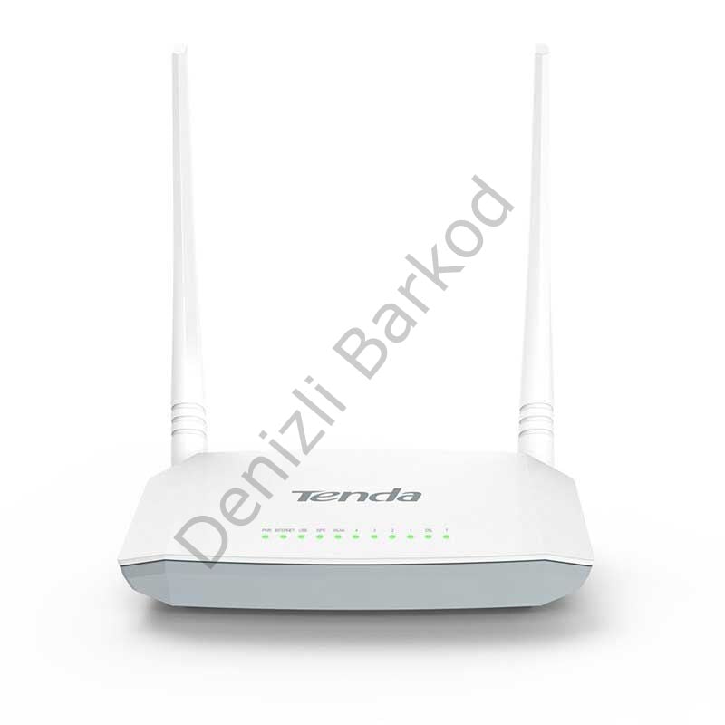 TENDA D301 v2 300MBPS 4 PORT 2 ANTEN 5DBI USB KABLOSUZ ADSL/ADSL2/ADSL2+ MODEM