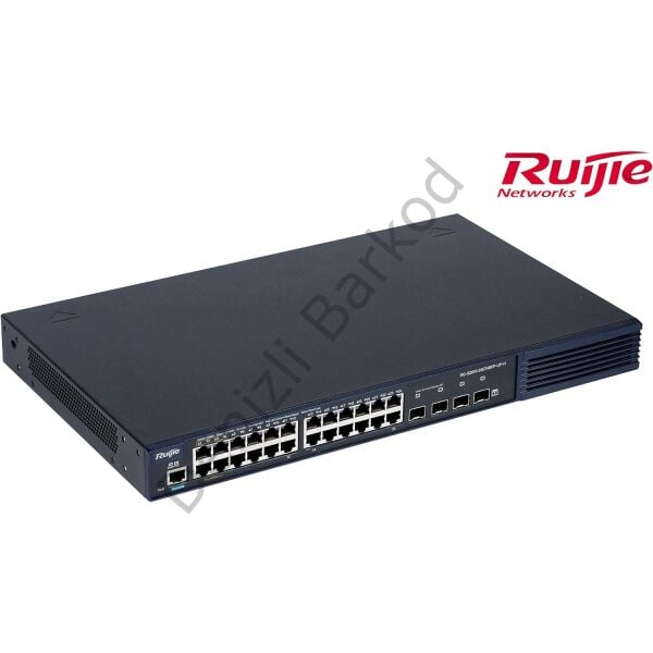 RUIJIE RG-S2910-24GT4XS-UP-H(V3) 24 PORT 10/100/1000 4-PORT 1G/10G SFP+ HPoE(1-4 port) 370 WATT YONETILEBILIR RACK MOUNT SWITCH