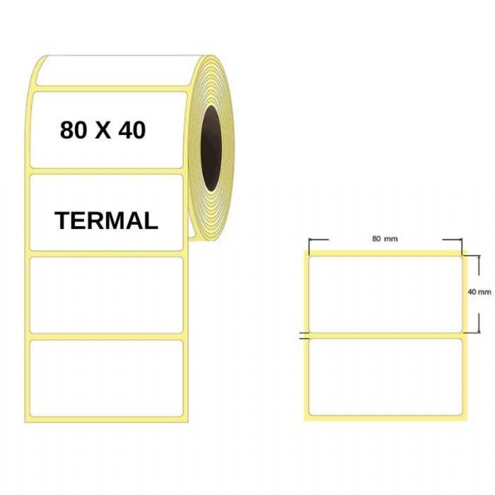 40x80 1000 Li Termal Barkod Etiketi