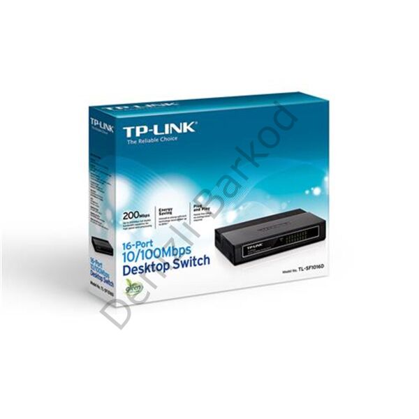 TP-LINK TL-SF1016D 16 PORT 10/100 FAST ETHERNET DESKTOP SWITCH