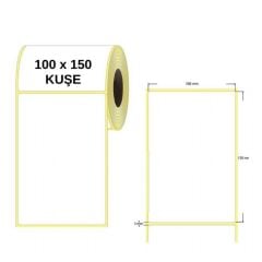 100x150 Kuşe Etiket - 300 Lü Sarım