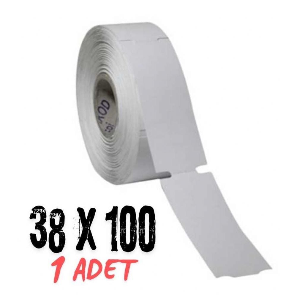 Raf Etiketi 1 Adet 38 x 100 350 Sarım