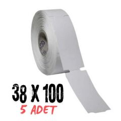 Raf Etiketi 5 Adet 38 x 100 350 Sarım