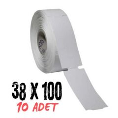 Raf Etiketi 10 Adet 38 x 100 350 Sarım