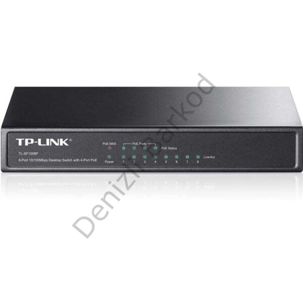 TP-LINK TL-SF1008P 8 PORT 10/100 4PORT POE 57W  DESKTOP SWITCH