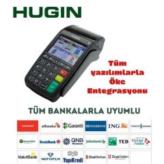 Hugin Tiger 4G T300 Yeni Nesil Yazarkasa Pos + Şarj Ünitesi - Mobil Pos, 4G Bağlantı, Pratik Kullanım