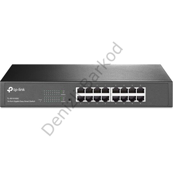 TP-LINK TL-SG1016DE 16 PORT 10/100/1000 EASY SMART RACK MOUNT SWITCH