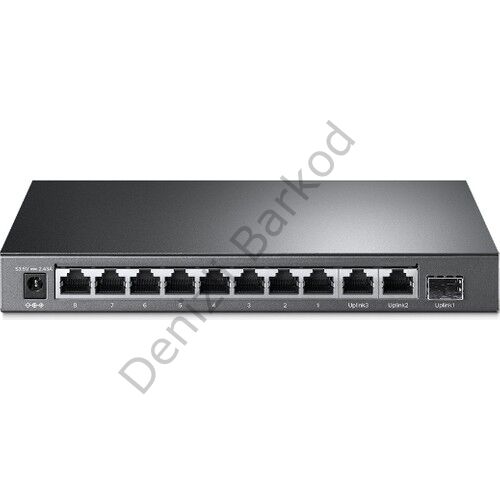 TP-LINK TL-SL1311MP 10 PORT 10/100 8 PORT POE 2 PORT UPLINK + 1 SFP YONETILEMEZ RACK MOUNT SWITCH