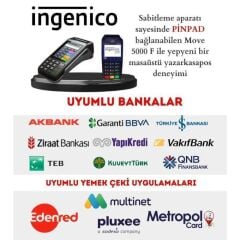 İngenico Move 5000 F Pinpad - Desk 1600