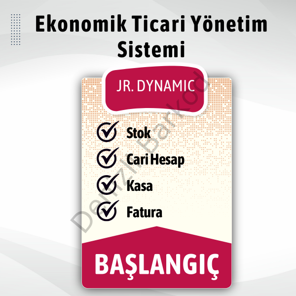 Ekonomik Ticari Yönetim Sistemi | JR. DYNAMİC