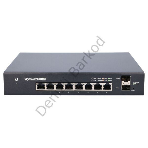 UBNT EDGESWITCH ES-8-150W 8 PORT GIGABIT POE+ 2xSFP SWITCH 150W