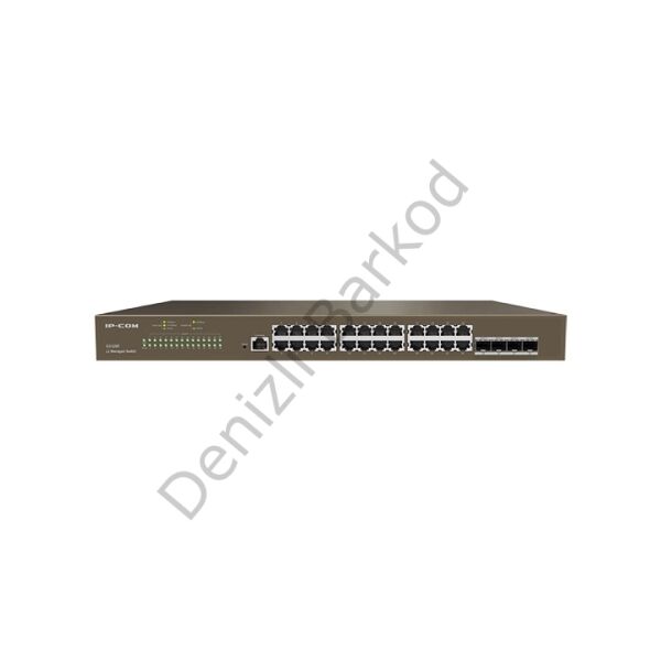 IP-COM G3328F 26 PORT 10/100/1000 4 X SFP CLOUD YÖNETİLEBİLİR RACK MOUNT SWITCH