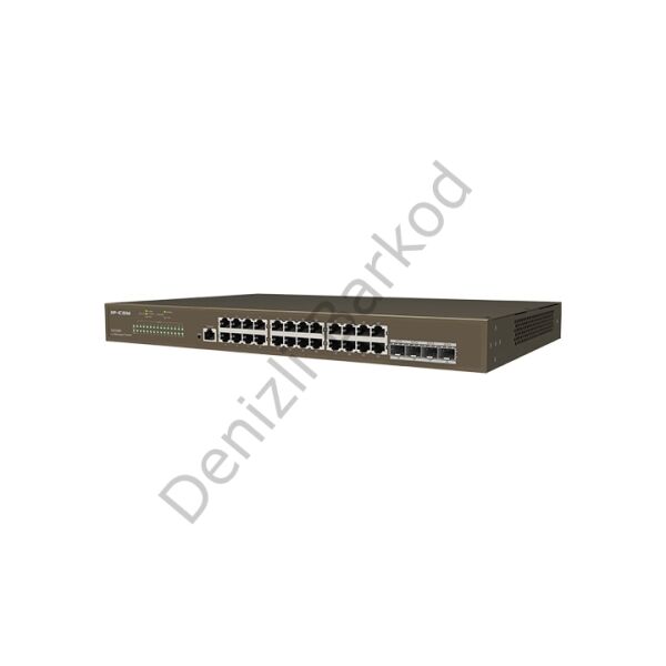 IP-COM G3328F 26 PORT 10/100/1000 4 X SFP CLOUD YÖNETİLEBİLİR RACK MOUNT SWITCH