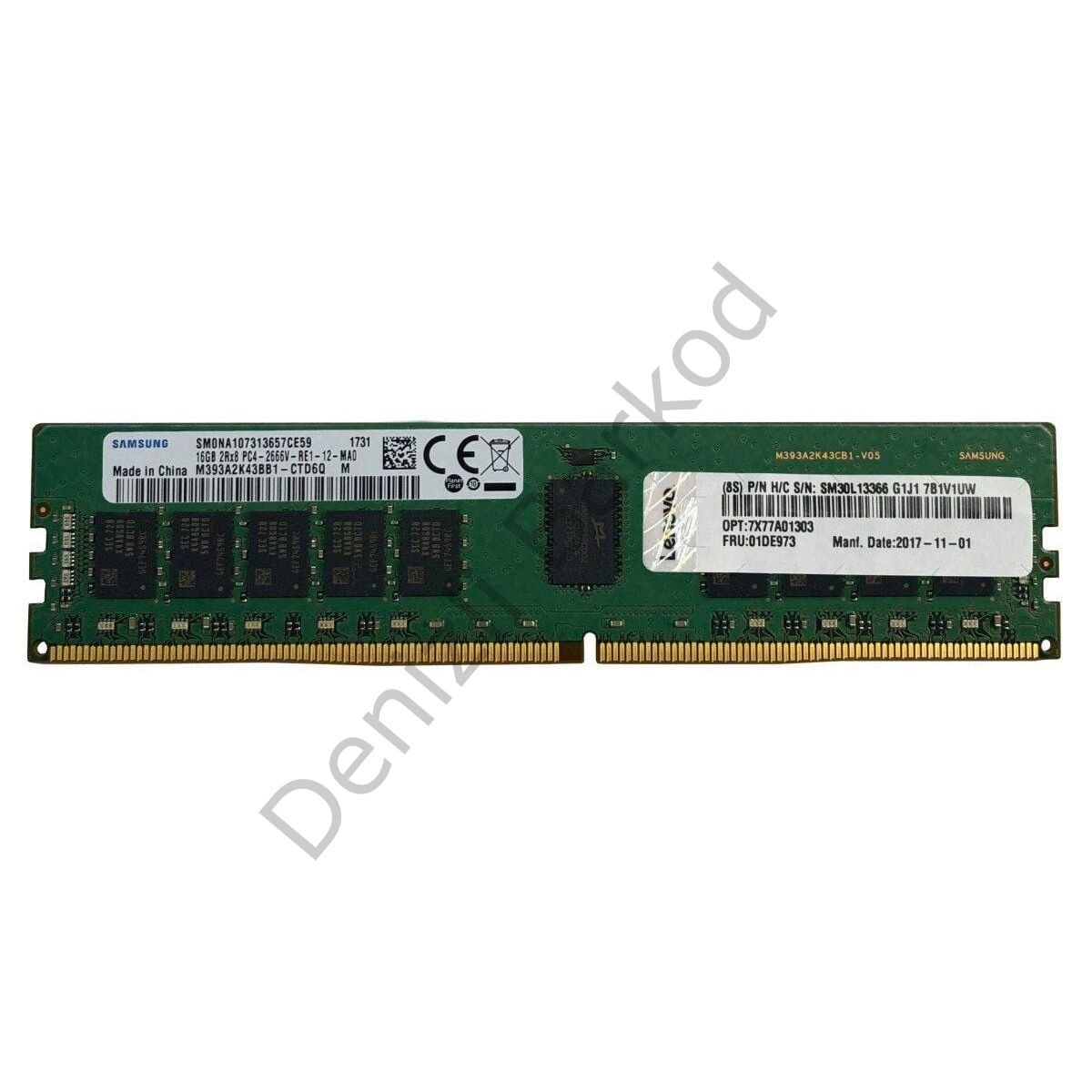 LENOVO 4X77A08633 32GB 3200MHz DDR4 2RX4 ECC SERVER RAM