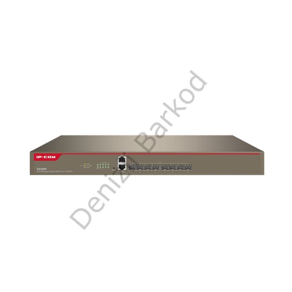 IP-COM X5308F 8 PORT 10GB SFP CLOUD YÖNETİLEBİLİR RACK MOUNT SWITCH