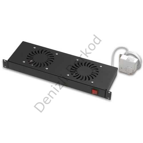 AGER AA-VG-F2T-A-S1 TERMOSTAT SWITCHLI 2 Lİ SİYAH FAN GRUBU