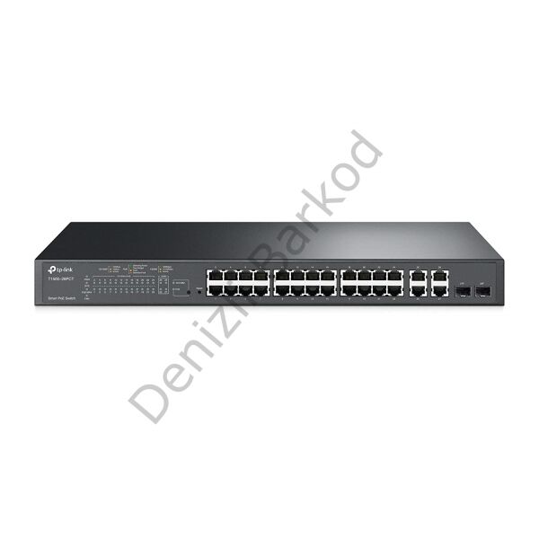 TP-LINK OMADA TL-SL2428P 24 PORT 10/100 POE+ 2 X SFP YONETILEBILIR DESKTOP SWITCH