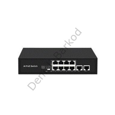 ODS ODS-8P2U 8 PORT POE 10/100 2FE UPLINK 120W YONETILEMEZ SWITCH