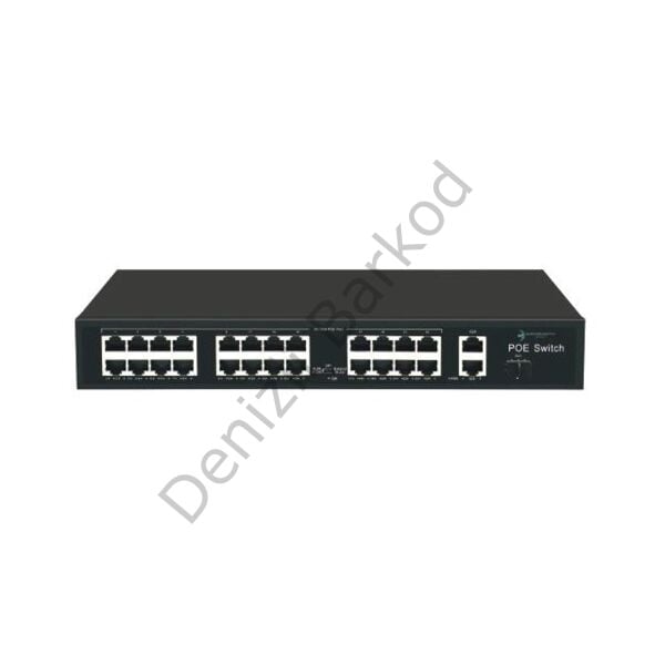 ODS ODS-24P2U-300 24 PORT 10/100 24 PORT POE 2GE UPLINK 300W YONETILEMEZ SWITCH