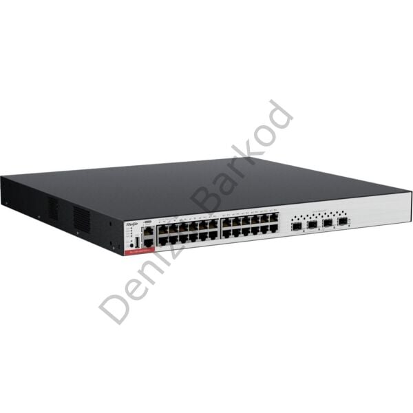 RUIJIE RG-CS83-24GT4XS-PD 24 PORT 10/100/1000 24 PORT POE 4-PORT 1G/10G SFP+LAYER 3 YÖNETİLEBİLİR +CLOUD MANAGED RACK MOUNT SWITCH