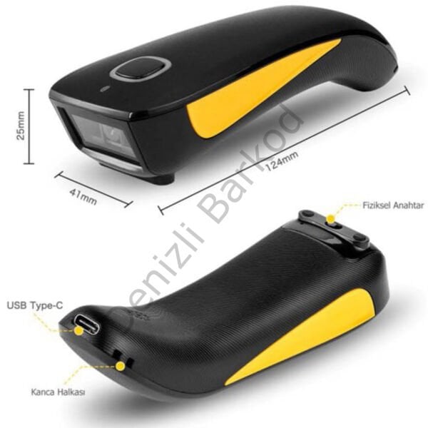 PERKON TIGER BS92 BLUETOOTH BARKOD OKUYUCU