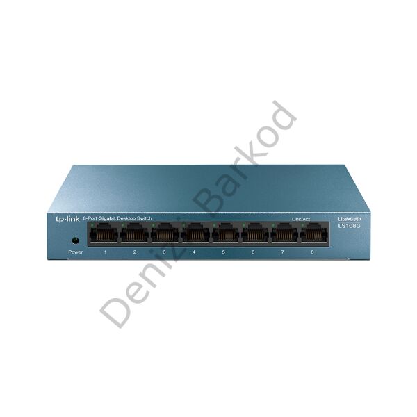 TP-LINK LS108G 8 PORT 10/100/1000 YONETILEMEZ DESKTOP SWITCH METAL KASA