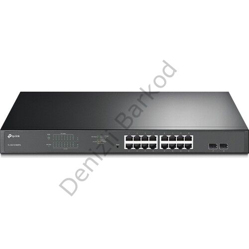 TP-LINK TL-SG1218MPE 16 PORT 10/100/1000 16 PORT POE+ 2 X SFP 192 WATT YONETILEBILIR RACK MOUNT SWITCH