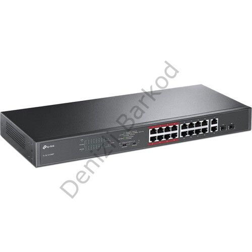 TP-LINK SL1218MP 16 PORT 10/100 16 PORT POE+ 2 PORT UPLINK +2 SFP 192 WATT YONETILEMEZ RACK MOUNT SWITCH