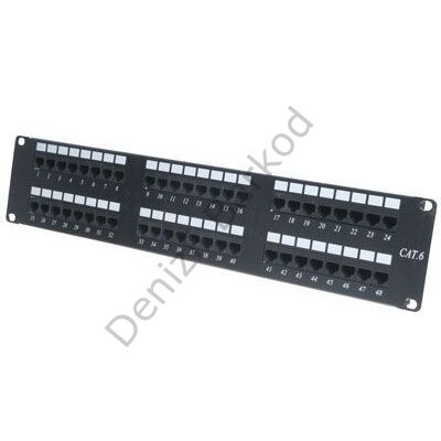 ODS ODS-P48UTP UTP CAT6 2U 48 PORT PATCH PANEL DOLU