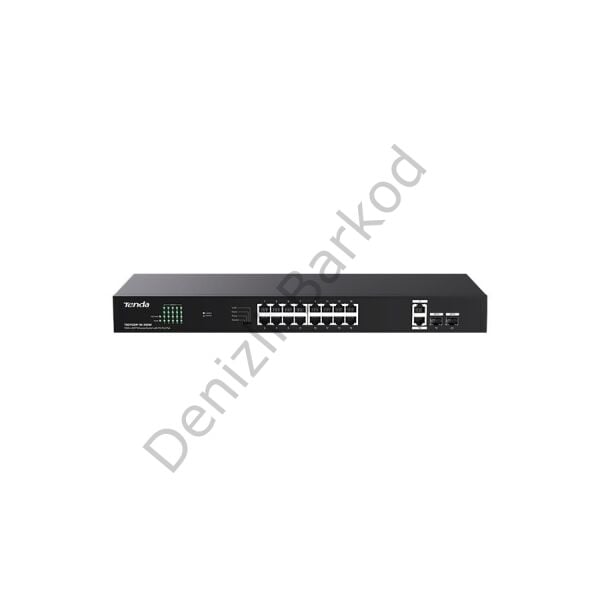 TENDA TEG1120P-16-250W 16 PORT 10/100/1000 POE 2 PORT UPLINK +2 SFP 250W YONETILEMEZ RACK MOUNT SWITCH