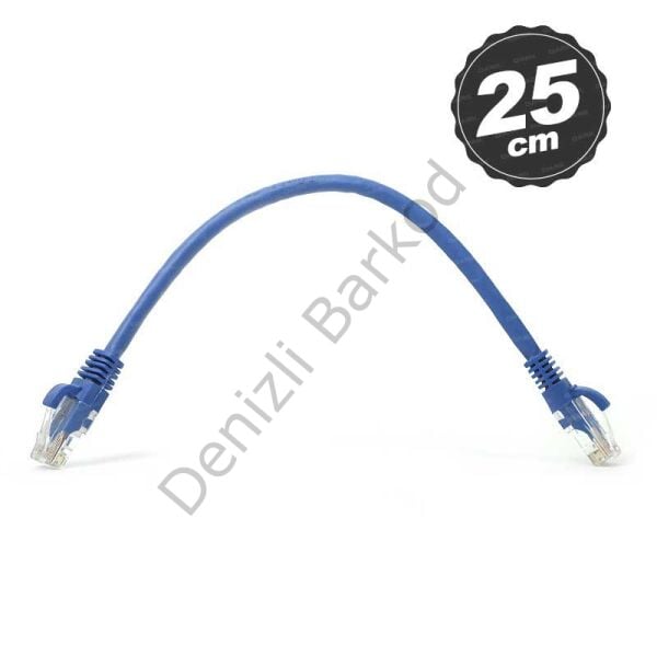 DARK DK-CB-NT6U25BU 25CM UTP CAT6 PATCH KABLO MAVİ AWG24/7