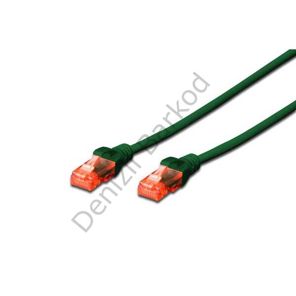 DIGITUS DK-1617-020/G 2MT UTP CAT6 PATCH KABLO YEŞİL Cu, LSZH AWG 26/7