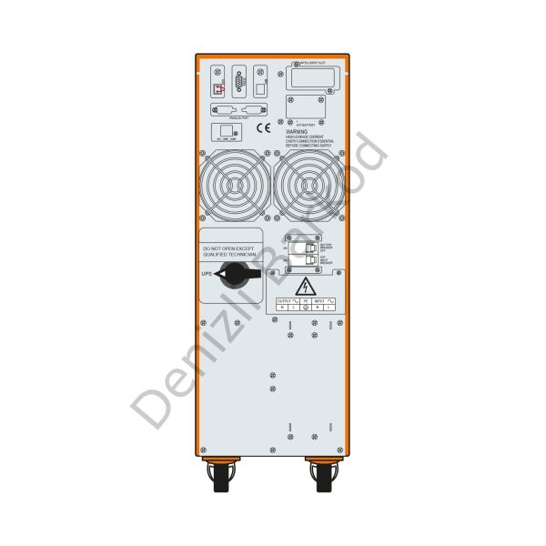 MAKELSAN POWERPACK SE 10KVA 5-10DK LED GÖSTERGE 20x12V/7AH 1F/1F ONLİNE UPS MU10000N11EAG04