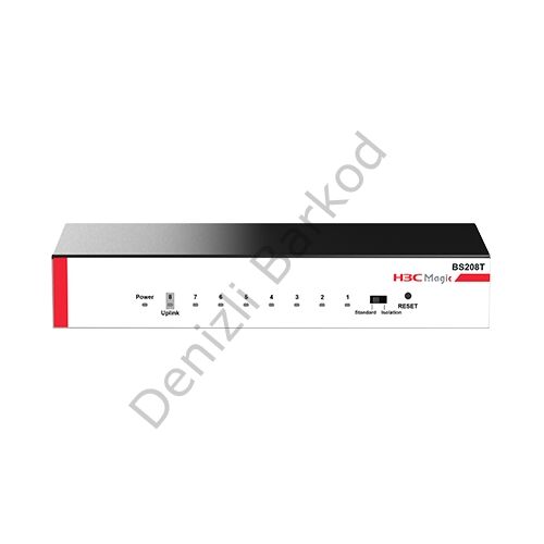 H3C MAGIC 9801A5C0 BS208T 8 PORT 10/100/1000 YONETILEMEZ DESKTOP SWITCH METAL KASA